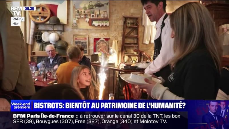 Les bistrots: bientôt au patrimoine de l'Unesco? C'est le défi que s'est lancé un chef cuisinier