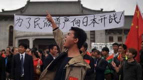 Manifestation contre le Japon, à Kumming en Chine, le 18 septembre 2012.