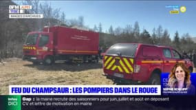 Feu du Champsaur: les pompiers sont déjà dans le rouge 