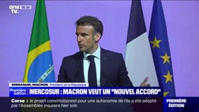 Mercosur: Emmanuel Macron souhaite bâtir "un nouvel accord"