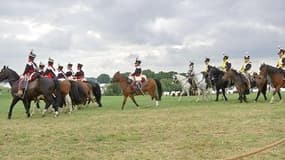 Bicentenaire de Waterloo: entrée en piste de 360 chevaux pour la grande reconstitution