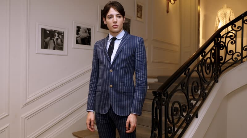 Harry Brant à Paris en juillet 2016