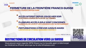 Haut-Rhin: des restrictions de circulation à la frontière pour la fête nationale suisse