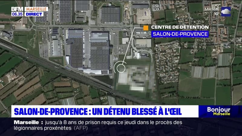 Prison de Salon-de-Provence: un détenu grièvement blessé à l'œil