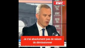 Quand François de Rugy assurait sur RMC qu'il n'avait "absolument pas de raison de démissionner"