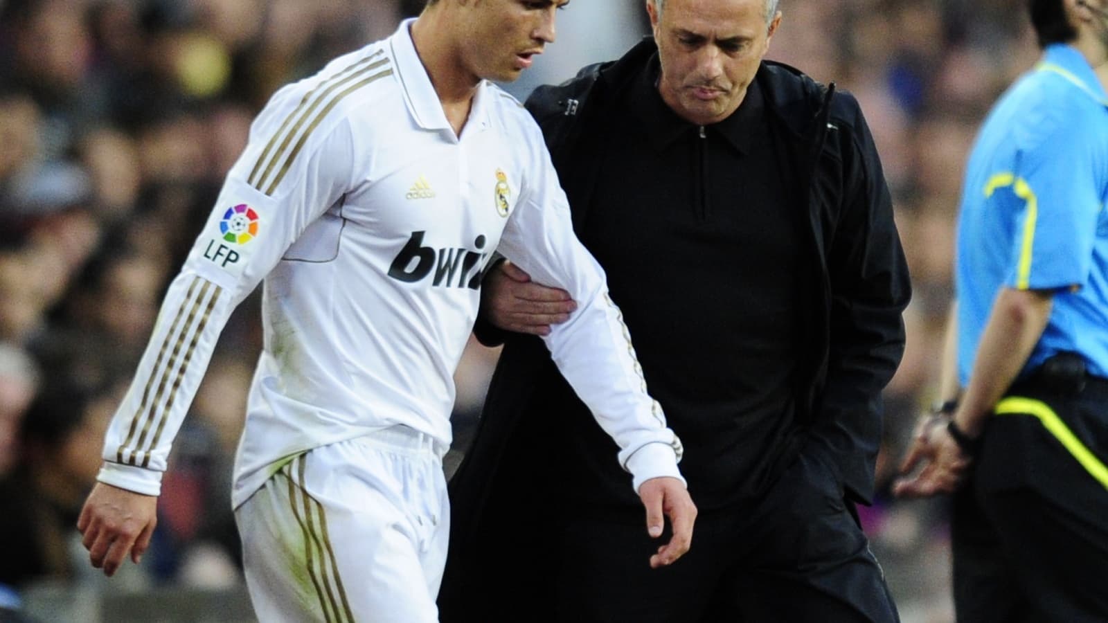 Mourinho et Cristiano Ronaldo. Mourinho et Cristiano Ronaldo.