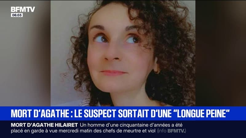 Mort d'Agathe: le suspect placé en garde à vue sortait d'une "longue peine"
