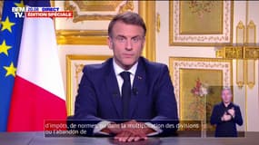 Emmanuel Macron: "Trente mois pour que le gouvernement puisse agir"