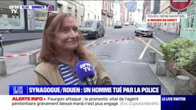Rouen: "J'ai entendu des gros bruits, je ne me doutais pas que c'était des coups de feu", témoigne cette habitante domiciliée proche de la Synagogue