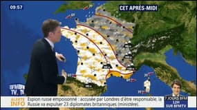 La météo de votre week-end : de la pluie aujourd'hui, du froid demain