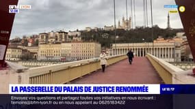 Lyon: la passerelle du palais de justice renommée