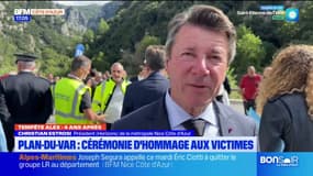 Commémorations de la tempête Alex: Christian Estrosi regrette le temps perdu sur la reconstruction