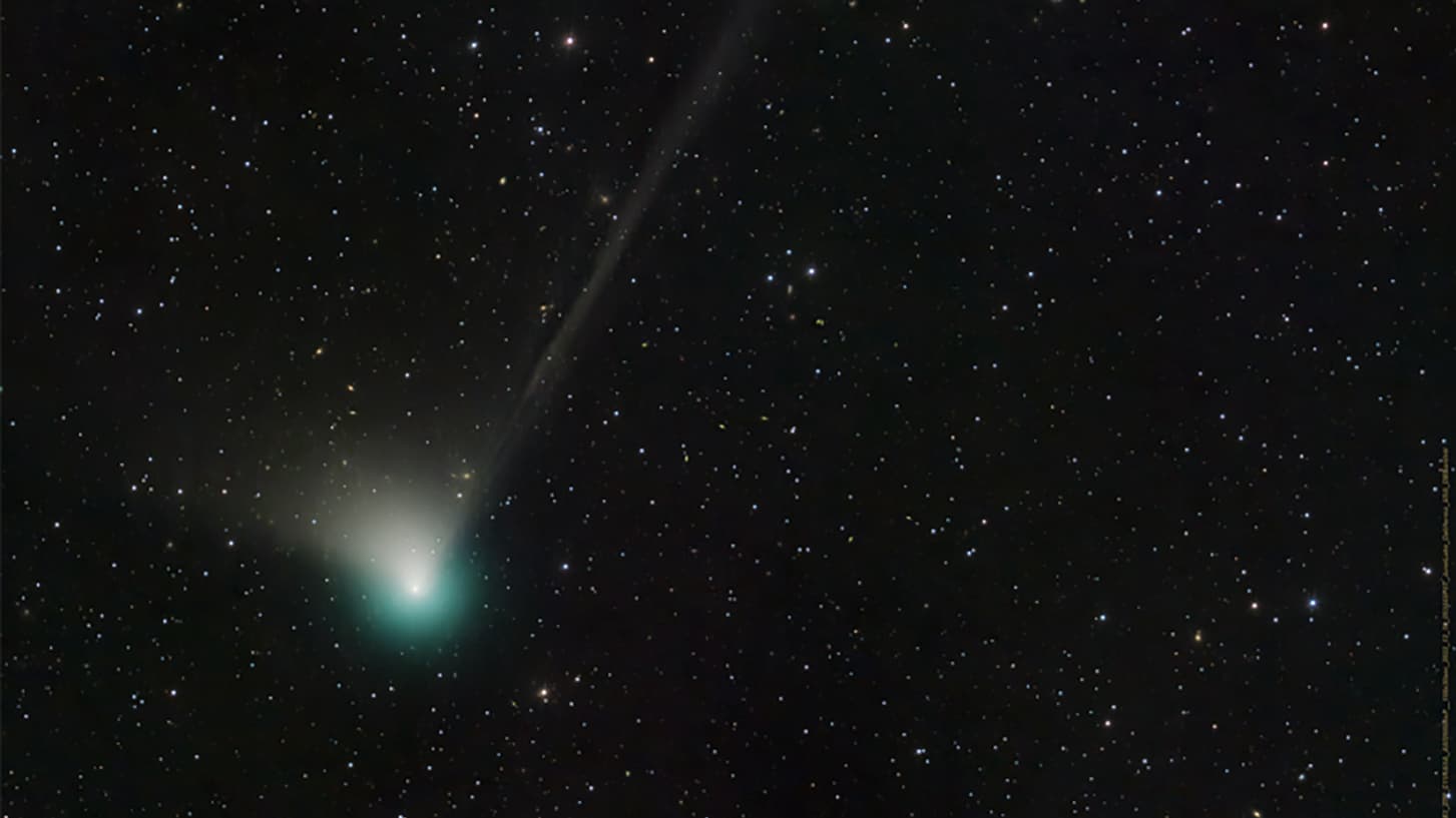 La comète C/2022 E3 (ZTF) pourrait être visible à l'oeil nu pour la première fois depuis 50.000 ans dès fin janvier. La comète C/2022 E3 (ZTF) pourrait être visible à l'oeil nu pour la première fois depuis 50.000 ans dès fin janvier.
