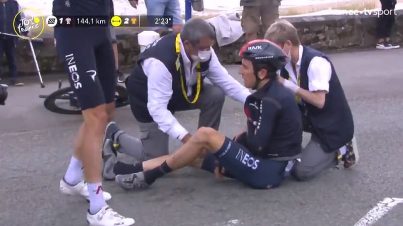 Tour de France: grosse chute pour Geraint Thomas, Gesink abandonne