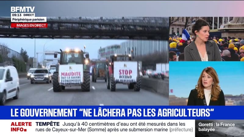 Crise agricole: "On ne s'est pas réveillé hier pour commencer à agir", déclare Maud Bregeon, porte-parole du gouvernement