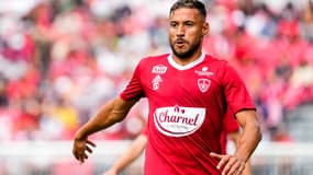 Youcef Belaïli avec Brest en août 2022
