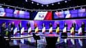 Les 11 candidats à l'élection présidentielle sur le plateau de France 2.