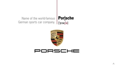 Porsche se prononce "Porscheuh" et pas "Porsch", insiste la marque.