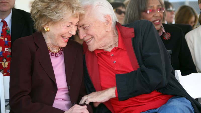 Anne et Kirk Douglas en mai 2008