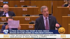 Nigel Farage, moqué en pleine séance au Parlement européen – 02/02
