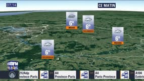 Météo Paris Île-de-France du 7 janvier: De la pluie et des températures basses ce matin