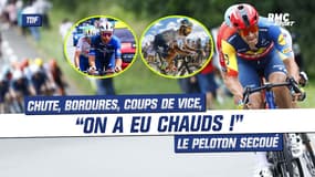 Tour de France (E13) : "On a eu chauds !", chute, bordures et coups de vice, le peloton secoué