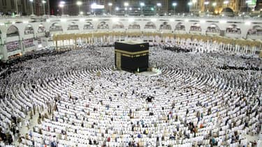 La Kaaba, au sein de la Grande Mosquée.