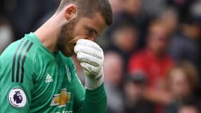 David De Gea, fautif sur le but de Chelsea (1-1) ce dimanche.