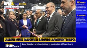 Laurent Nuñez inaugure le salon de l'armement Milipol