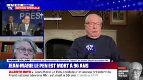 Mort de Jean-Marie Le Pen: Gilbert Collard, ancien député européen RN, salue "un des derniers grands hommes politiques"