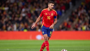 Rodri avec l'équipe d'Espagne le 26 mars 2024