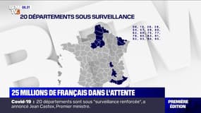 Covid-19: près de 25 millions de Français sous la menace de nouvelles restrictions