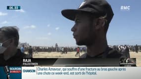 Israël/Gaza: "Notre courage est plus fort que leurs armes", confie un palestinien