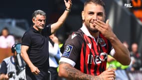Nice 2-1 Lorient : "Il ne lâche jamais rien", Galtier admiratif de Delort