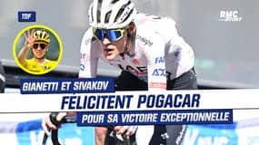 Tour de France (E19) : Gianetti et Sivakov félicitent Pogacar pour sa victoire exceptionnelle