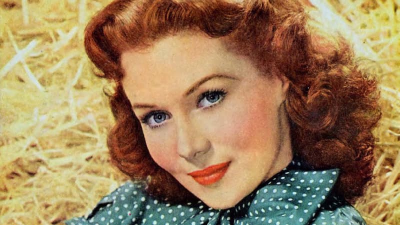 La comédienne Rhonda Fleming, dans les années 1950.