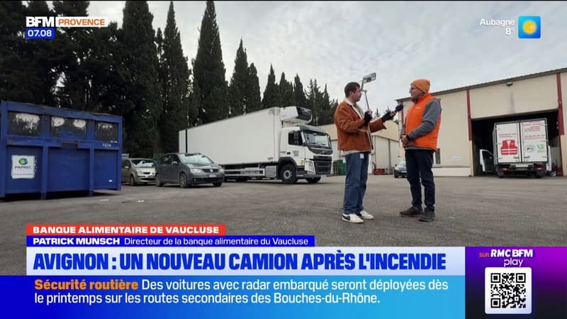 Avignon: la banque alimentaire victime d'un incendie obtient le don d'un camion