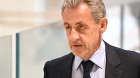 Nicolas Sarkozy au tribunal judiciaire de Paris le 25 mars 2024