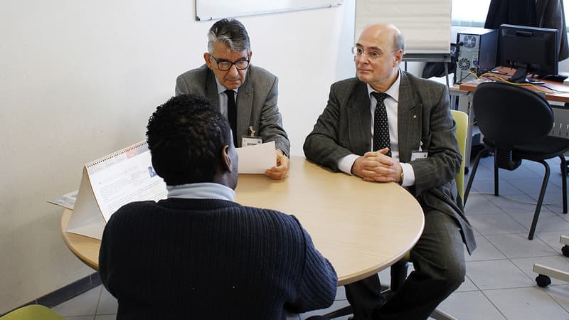 Un entretien d'embauche. (Photo d'illustration)