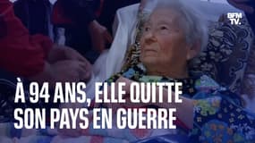 À 94 ans, cette Ukrainienne quitte son pays en guerre sans savoir si elle reverra sa fille