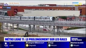 Noisy-le-Sec: le chantier du prolongement de la ligne 11 se poursuit avec des premiers essais