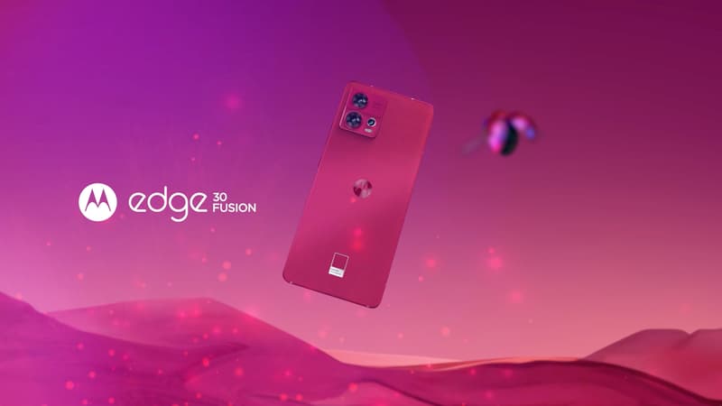 Motorola et Pantone s'associent pour donner la couleur de l'année 2023 au Edge 30 Fusion