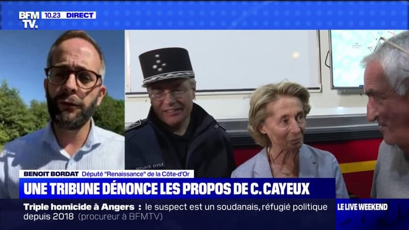 Benoît Bordat, député Renaissance, qui a signé une tribune contre Caroline Cayeux, ne demande pas la démission de la ministre