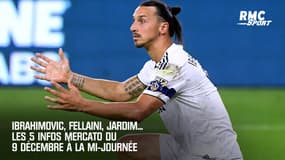Ibrahimovic, Fellaini, Jardim... Les 5 infos mercato du 9 décembre à la mi-journée