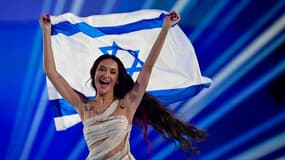 Eden Golan, la représentante d'Israël, à Malmö ce samedi 11 mai.