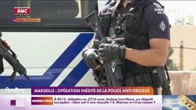 Opération de police massive à Marseille pour lutter contre le trafic de drogue