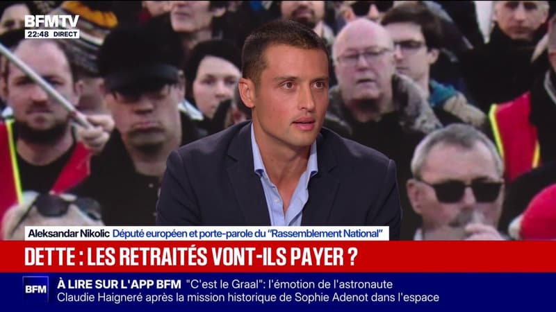 "Contribution des retraités aisés" pour le prochain budget: "C'est indécent", estime Aleksandar Nikolic (RN)