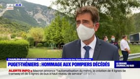 Puget-Théniers: hommage aux pompiers décédés