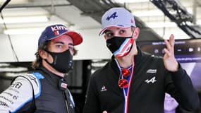 Fernando Alonso et Esteban Ocon