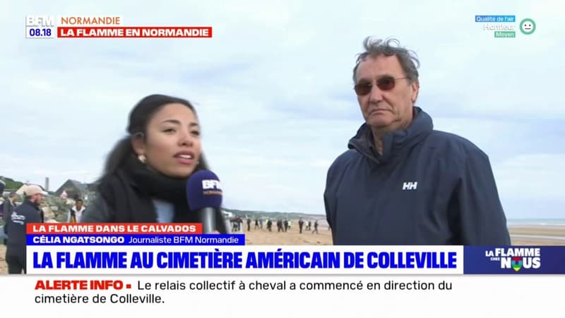 On a vécu des moments exceptionnels: le maire de Saint-Laurent-sur-Mer revient sur le passage de la flamme